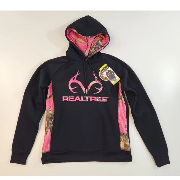 RealTree Ladies' Camo Teal Pullover Hoodie NWT- 2 colors available - Picture 5 of 5